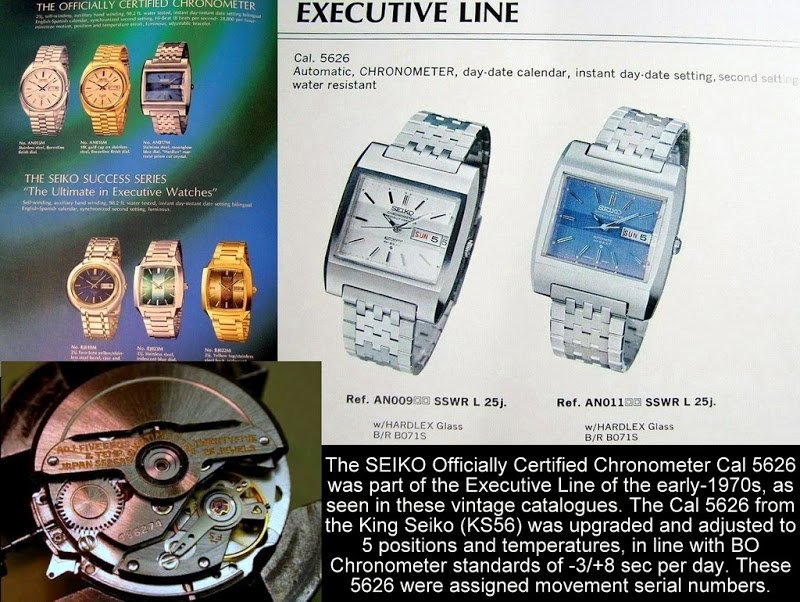 Seiko 5626-5020 Officially Certified Chronometer HiBeat